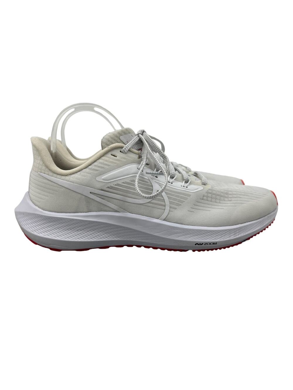 Nike Women 10 Running Shoe Air Zoom Pegasus 39 White DO7434-900 *Missing Insoles